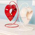 Unique Heart shape metal light candle holder